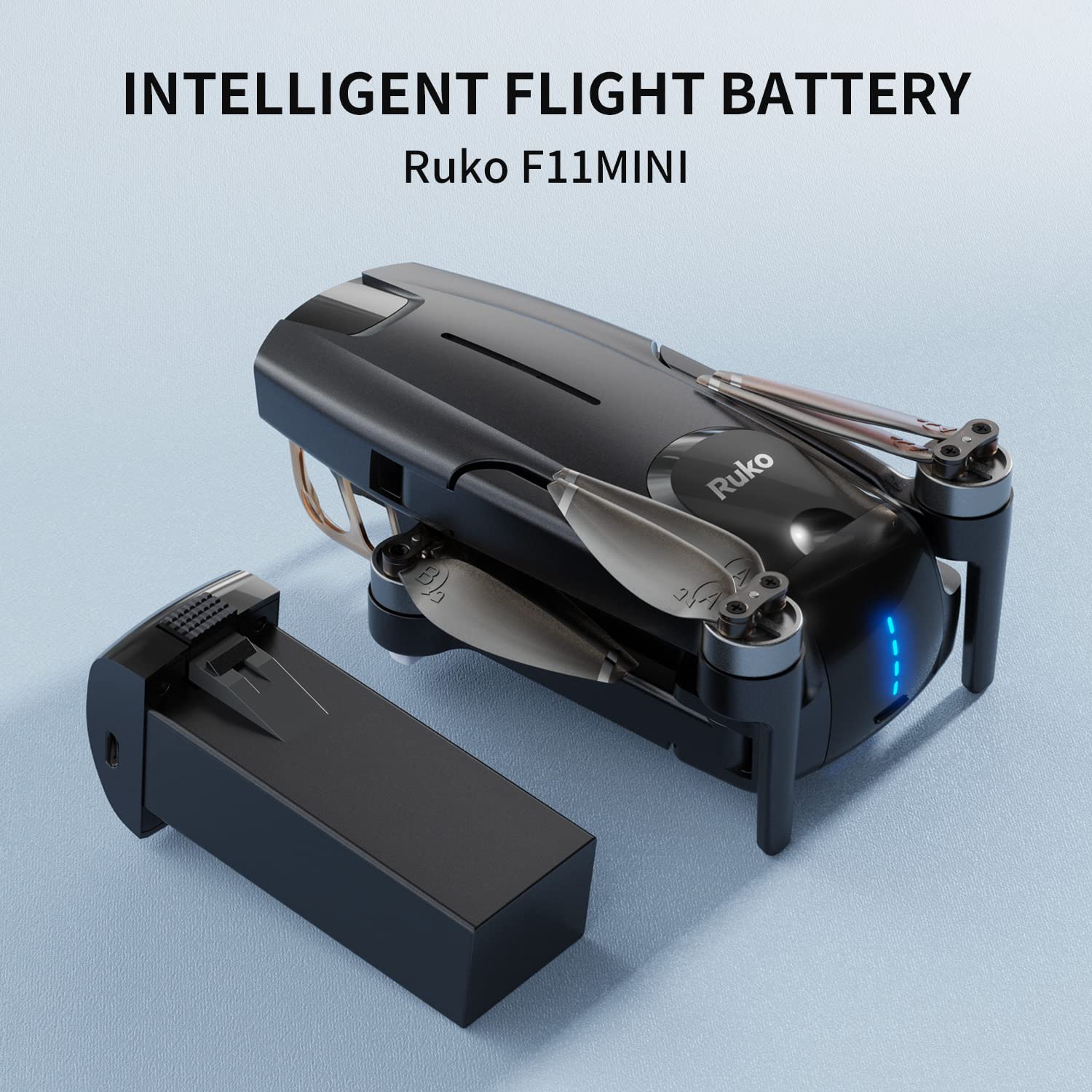 Ruko F11MINI Replacement Intelligent Flight Battery- 7.6V 2100mAh Lithium Ion Battery with a Charging Cable - RuKo